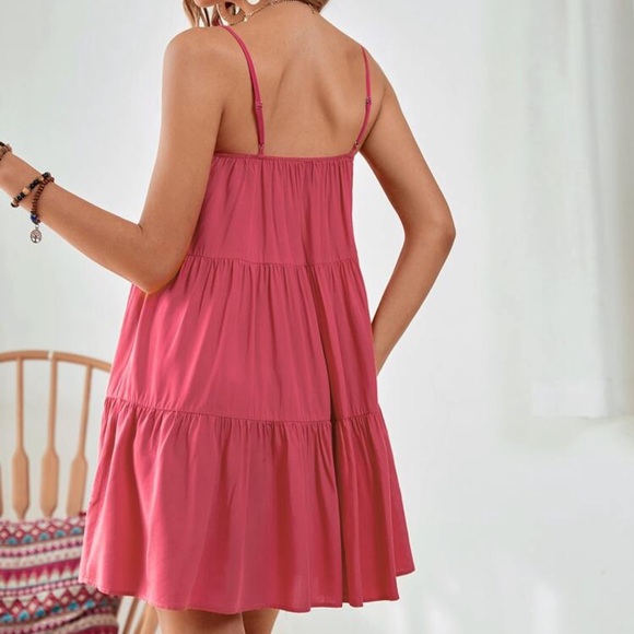 SHEIN Pink Sleeveless Dress - Picture 2 of 4
